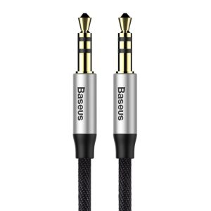 BASEUS CABLE CAM30-AS1 AUDIO 0.5M SIL/BL