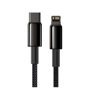 BASEUS CABLE CATLWJ-01 TYPE C/IP 1M BK