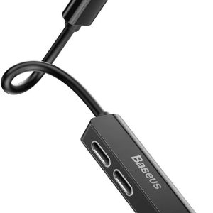 BASEUS ADAPTER CALL52-01 3 IN 1 IP MALE