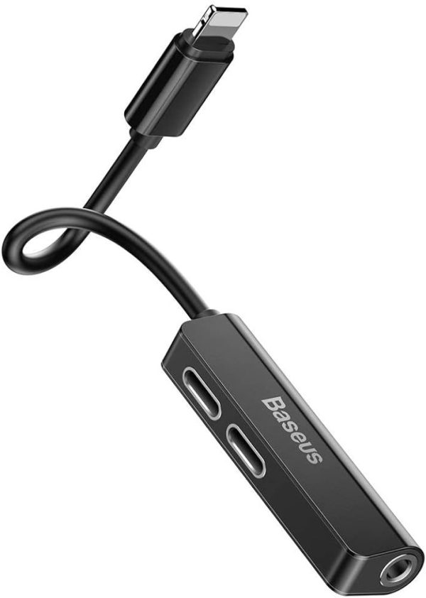 BASEUS ADAPTER CALL52-01 3 IN 1 IP MALE