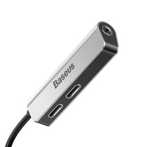 BASEUS ADAPTER CALL52-S1 3 IN1 L52 BLACK