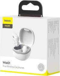 BASEUS FONE NGWM01-02 EARPHONE WM01 WHIT