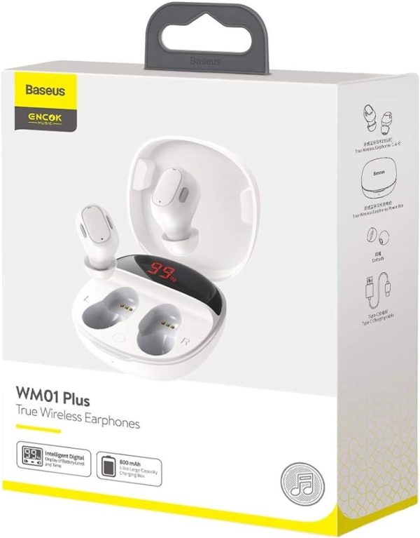 BASEUS FONE NGWM01P-02EARPHONE WM01 PLUS