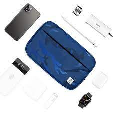 WIWU CASE CAMOU TRAVEL POUCH BLUE