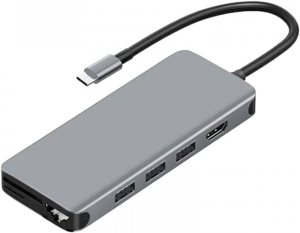 WIWU HUB ALPHA 12 IN 1 GREY