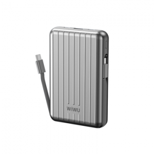 WIWU POWER BANK MAGNETIC PP04 20000H SIL