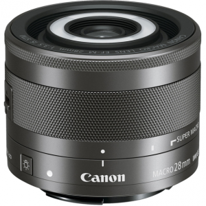 CANON LENTE EFM 28MM 3.5 MACRO IS STM
