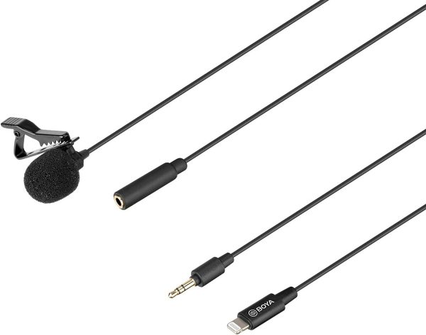 MIC BOYA BY-M2 MICROFONE LAPELA IOS