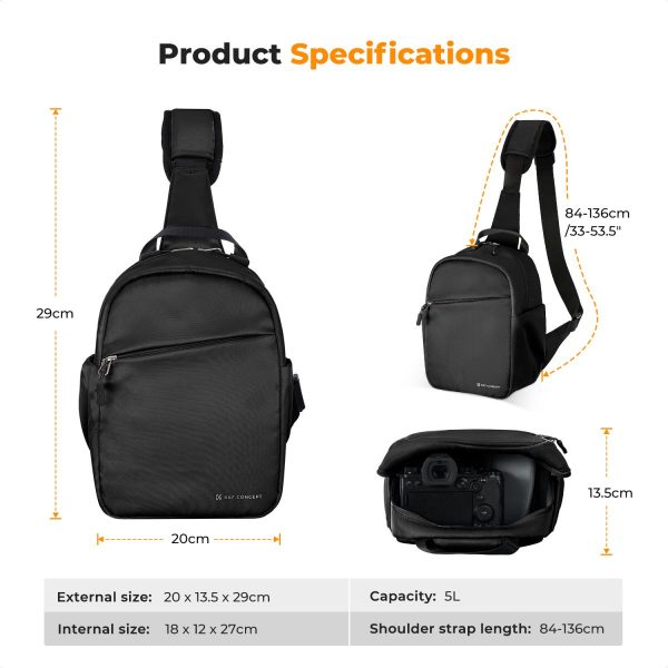 MOCHILA K&F CONCEPT (KF13.171) BLACK-PINK