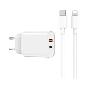 WIWU CARREGADOR WI-U002 20W KIT TYPE C/L